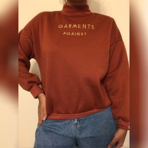 ‘Garments Against’ sweatshirt